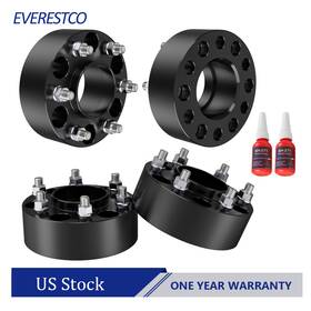 101m57025441-e Everestco Black 4 2 Inch 6x135mm Wheel Spacers For Ford Expedition F-150 Lincoln Navigator