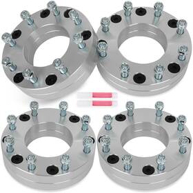 12240317 Everpartstorecs 4 Pcs 2 Inch 6x5.5 Wheel Adapters To 8x180 Fits Chevrolet Gmc 6 Lug 8 14x1.5