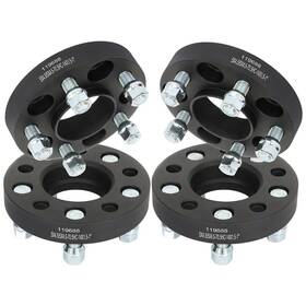 12259722 Everpartstorecs 4pcs 1 Inch 14x1.5 Hubcentric Wheel Spacers 5x4.5 5x114.3 For Ford Mustang 2015-2023