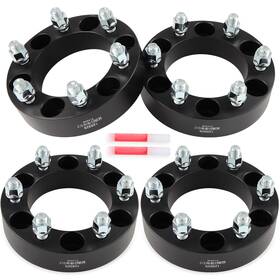 12291371 Everpartstorecs 4 Pcs 1.5 Inch Wheel Spacers 6x5.5 Fit For 1999-2023 Chevrolet Silverado 1500 14x1.5