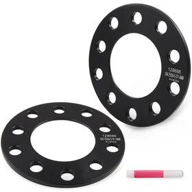 12537880 Everpartstorecs 2x 1/4 Inch 6mm Wheel Spacers For Toyota Lexus Hyundai Honda 5x4.5 Or 5x4.75 5 Lug