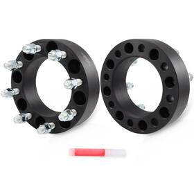 12537893 Everpartstorecs 2x 8x6.5 2 Inch Wheel Spacers For 1994-2010 2011 1999 Dodge Ram 2500 9/16 X18 8 Lug