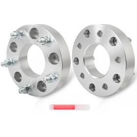 12962252 Everpartstorecs 2pcs 14x1.5 1.5 Inch Conversion Wheel Adapters To 5x150 For Ram 1500 Tundra 5x5.5
