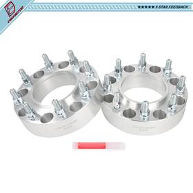 E129959way Eway-motor 2 Inch 8x180 Wheel Spacers 14x1.5 For Chevrolet Silverado 2500 3500 Hd 2011-2024
