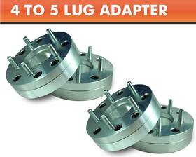 4450-5500b-175-4 Ezaccessory 4 Wheel Adapters 4x4.5 To 5x5 T-bird Cobra 5 Lug Wheels On Older Mustang