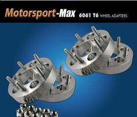 5100-5550t-10 Ezaccessory 4 Wheel Adapters 5x100 To 5x5.5 Spacers 1 Inch Thick Dodge Ram 1500 On Hub