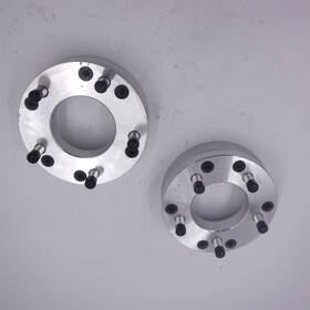 6550-5550q-20 Ezaccessory 2 Pack Wheel Adapters 6x5.5 To 5 Lug 5.5 Spacers Fits Chevy Toyota 6 Hub