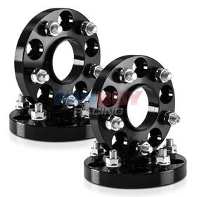 514160120b-blk-x2-fb Fanboy Racing 4 5x4.5 Wheel Spacers For Is250 Is300 Is350 Gs300 Gs350 Gs460 Camry 20mm Black