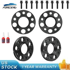 5112-1250-1215-6656 Forceauto 12mm &15mm 5x112 Wheel Spacers Lug Bolts Fit W202 W203 W204 W220 Slk250 Cl500