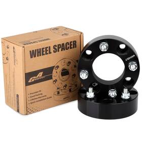 Gasupply Ga-38-4110-12125b-2 Atv Wheel Spacer Adapters 1.5 Inch 4x110 Black 74mm Hub 12x1.25 Studs 2pcs