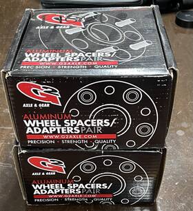 93-65-125 Gear And Axle Axle&gear Aluminum Wheel Spacers/adapters. 1.25 Inch . Set Of 4