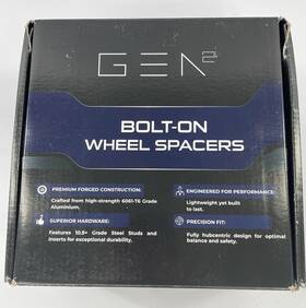 Gbwsnbq65130f Gen2 Gen 2 Bolt On Wheel Spacers 5x160 65.1 Bore 14x1.5 Black Gbwsnbq65130f Gen2 Gen 2 Bolt On Wheel Spacers 5x160 65.1 Bore 14x1.5 Black