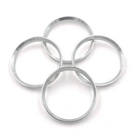 Goldensunny 761710915724 73.1mm Od To 67.1mm Id Hub Centric Rings Silver