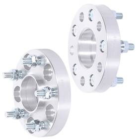 13439198 Goodypartsparts 2pc 1 Inch 5x4.5 Wheel Spacers 12x1.25 Fits Nissan Sentra Infiniti 66.1mm 5 Lug