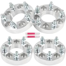 13449490 Goodypartsparts 4pc 1.25 Inch 5x4.5 To 5x4.75 Wheel Adapters 1/2 X20 Fits Jeep Ford Mazda Lincoln