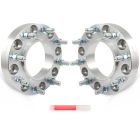 13454848 Goodypartsparts 2pc 1.5 Inch 8x180 Wheel Spacers 14x1.5 For Chevy Silverado Gmc Sierra 8 Lug 124.1mm