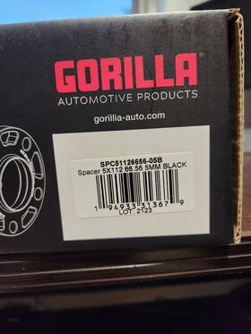 Spc51126656-05b Gorilla Automotive Audi Wheel Spacer - Spacers