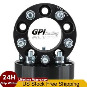 11169741 Gpi Racing 5x5.5 To 5x4.5 Wheel Adapters 1.5 Inch Thick 5x139.7 5x114.3 With M12x1.5 Studs