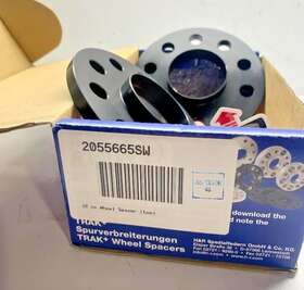 2055665sw H&r Trak Dr 10mm Black Wheel Spacers 5x112 66.5cb -