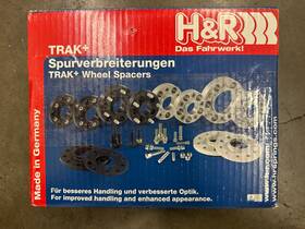 46106107 H&r Trak 23mm Drm Wheel Spacer Kit Pair 6x139.7 106mm 12x1.5 Toyota