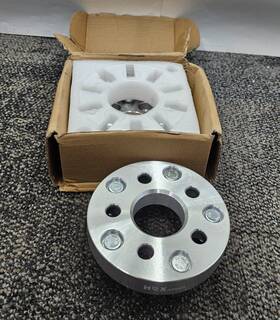 Hex Autoparts 227-wp025 Qty 2 Heavy Duty Wheel Spacers Silver Color