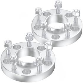 Mk-1118 Hhcsop 5x4.5 Wheel Spacers 1 Inch 25mm Bore 70.5mm With 1/2 -20 Studs For Mustang