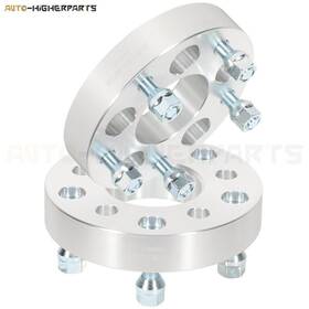 10056589 Higher-autoparts 2pc 1.5 Inch Thick 5x5.5 To 5x5 Wheel Spacers 1/2 Adapter For 07-09 Chrysler Aspen
