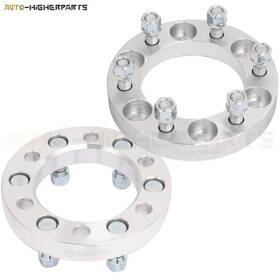 10056600 Higher-autoparts 2pcs 1 Inch 6lug 6x5.5 6x139.7 14x1.5 Wheel Spacers For 03-14 Cadillac Escalade