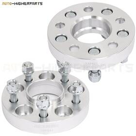 10056610 Higher-autoparts 2pcs 1 Inch 25mm Thick 5x110 Wheel Spacers 12x1.5 For Chevrolet Pontiac Solstice