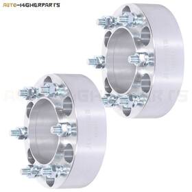 10056626 Higher-autoparts 2x Silver Wheel Spacers 6x5.5 To 12x1.5 Studs 2 Inch For Toyota 4runner Tacoma 10056626 Higher-autoparts 2x Silver Wheel Spacers 6x5.5 To 12x1.5 Studs 2 Inch For Toyota 4runner Tacoma