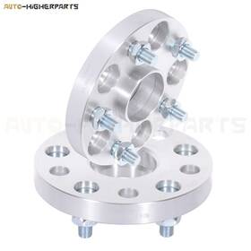 10056632 Higher-autoparts For Subaru 2005-2019 2pcs Silver Wheel Spacers 5x4.5 To 12x1.25 Studs 20mm