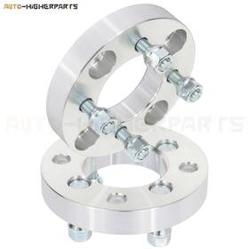 10056661 Higher-autoparts 2 Pcs Silver Wheel Spacers 4x4.5 To 4x100 12x1.5 Studs 1 Inch Thick For Hyundai Kia 10056661 Higher-autoparts 2 Pcs Silver Wheel Spacers 4x4.5 To 4x100 12x1.5 Studs 1 Inch Thick For Hyundai Kia