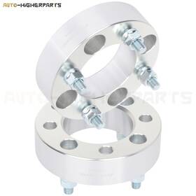 10056667 Higher-autoparts 2x Silver Wheel Spacers 4x4.5 4x114.3 12x1.5 1.5 Inch For Honda Accord Hyundai Acura