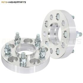 10056670 Higher-autoparts For 2015-2017 Jeep Cherokee Chrysler 200 2x 1 Inch Silver Wheel Spacerss 5x110