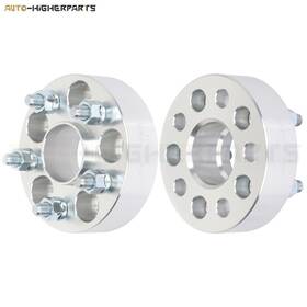 10056673 Higher-autoparts 2x Silver Wheel Spacers 5x100 12x1.25 Studs 1.5 Inch For Subaru Forester
