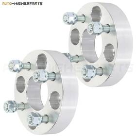 10056684 Higher-autoparts For Toyota Echo Acura Integra 2x Silver Wheel Spacers 4x100 12x1.5 Studs 1.25 Inch