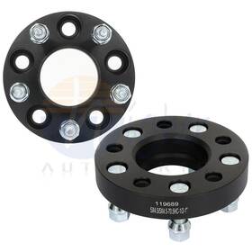 10056697 Higher-autoparts 2 Pcs Black Wheel Spacers 5x4.5 1/2 Inch Studs 1 Thick For Ford Mustang Edge Ranger 10056697 Higher-autoparts 2 Pcs Black Wheel Spacers 5x4.5 1/2 Inch Studs 1 Thick For Ford Mustang Edge Ranger