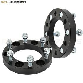 10056700 Higher-autoparts For 1995-2022 Toyota Tacoma 2 Pcs Black 1 Inch Wheel Spacers 6x5.5 12x1.5 Studs 10056700 Higher-autoparts For 1995-2022 Toyota Tacoma 2 Pcs Black 1 Inch Wheel Spacers 6x5.5 12x1.5 Studs