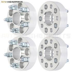 10056781 Higher-autoparts 4x Silver Wheel Spacers 5x100 12x1.25 Studs 1.5 Inch For Subaru Forester