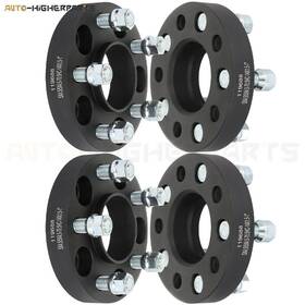 10056805 Higher-autoparts For Ford Mustang 4x Black Wheel Spacers 5x4.5 14x1.5 Studs 1 Inch 25mm Thick 10056805 Higher-autoparts For Ford Mustang 4x Black Wheel Spacers 5x4.5 14x1.5 Studs 1 Inch 25mm Thick