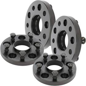 10060148 Higher-autoparts 4pcs Black Hub Centric 20 Mm Wheel Spacers 5x120 For 2010-2017 Chevy Equinox
