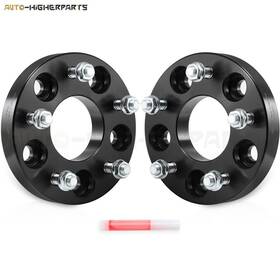 11816388 Higher-autoparts For 2 Pcs 1 Inch 5x4.75 Wheel Spacers 7/16 X20 Chevy Malibu 1978-1983
