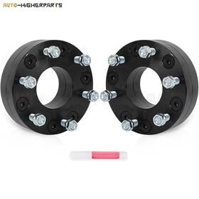 11816425 Higher-autoparts For 2 Pcs Inch 5x5 To 6x5.5 Hub Centric Wheel Spacers 1996-2002 Chevy Express 1500