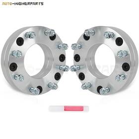11816431 Higher-autoparts For 2 Pcs Inch 6x5.5 To 8x170 Wheel Spacers 1999-2023 Chevy Silverado 1500 Tahoe