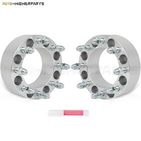 11816455 Higher-autoparts For 2 Pcs 2.5 Inch 8x6.5 9/16 Studs Wheel Spacers 1994-2010 Dodge Ram 2500 3500