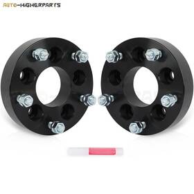 11816473 Higher-autoparts For 2 Pcs 1.5 Inch 5x4.5 To 5x5.5 Wheel Spacers 1967-1973 And 1994-2011 Ford Mustang
