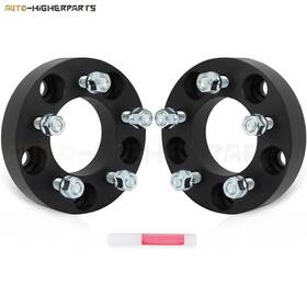 11816476 Higher-autoparts For 2 Pcs 1.25 Inch 5x5 To 5x4.5 1/2 -20 Wheel Spacers 1999-2010 Jeep Grand Cherokee