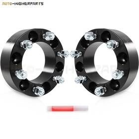 11816498 Higher-autoparts For 2 Pcs Inch 6x5.5 12x1.5 Wheel Spacers 1995-2015 Toyota Tacoma 4wd