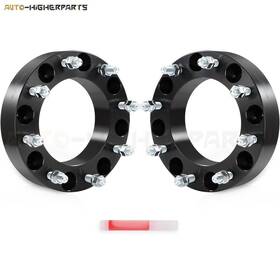 11816507 Higher-autoparts For 2 Pcs Inch 8x210 Hub Centric Wheel Spacers 2011-2024 Chevy Silverado 3500 Hd