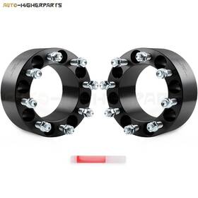 11816512 Higher-autoparts For 2 Pcs 3 Inch 8x6.5 9/16 X18 Wheel Spacers 1994-2010 Dodge Ram 2500